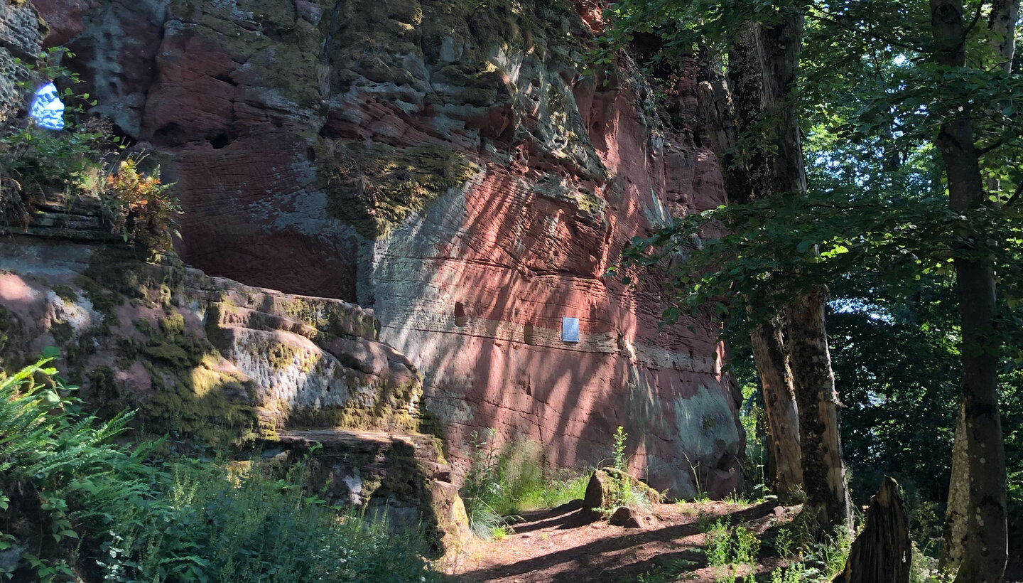 Reste der Burganlage des Wittschloessel Reste der Burganlage des Wittschloessel