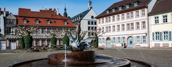 der Karlsplatz in Heidelberg