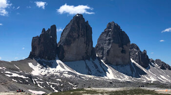 Drei Zinnen in den Dolomiten
