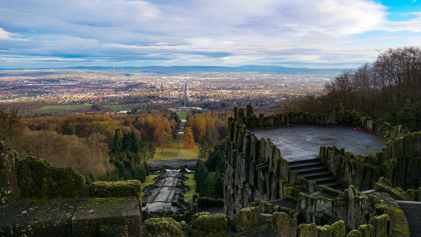 Blick vom Herkules auf Kassel Blick vom Herkules auf Kassel