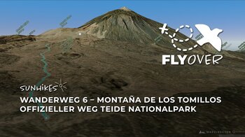 Wandern Teneriffa: Spektakulärer Aufstieg zum Montaña Blanca (Flyover)