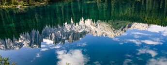 Spiegelungen im Karersee