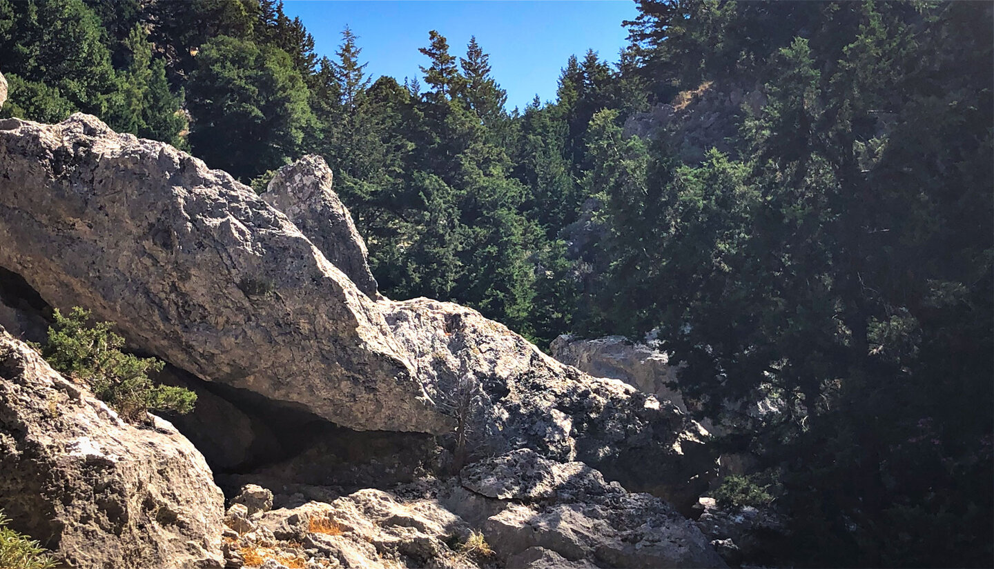 die Figou-Schlucht – ein stilles Refugium auf der griechischen Insel Kreta die Figou-Schlucht gilt als stilles Refugium auf Kreta