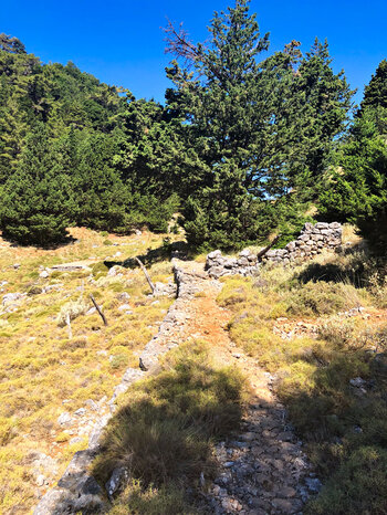 venezianischer Weg durch die Figou-Schlucht