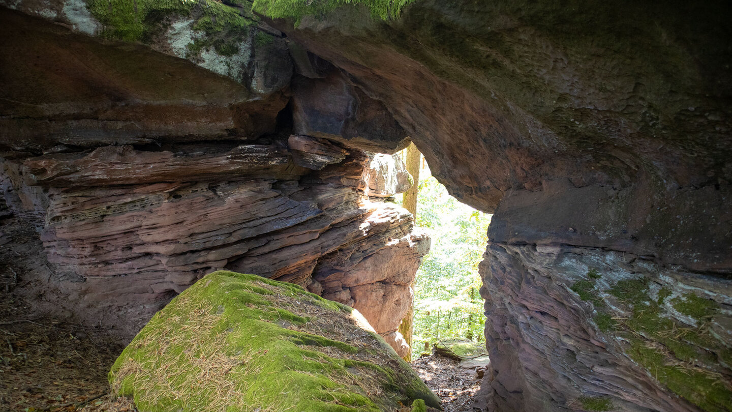Felsdurchbruch an der Zimmereckfelswand