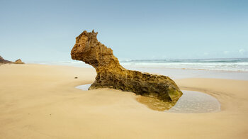 Felsskulptur an der Playa de Barlovento