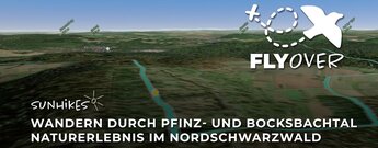 Wandern durch das Pfinz- und Bocksbachtal – Flyover