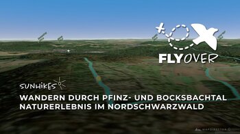 Wandern durch das Pfinz- und Bocksbachtal – Flyover