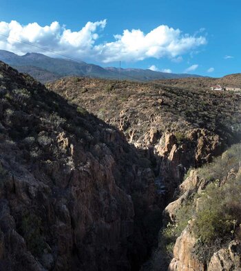 der Barranco del Río in der Nähe von Las Vegas