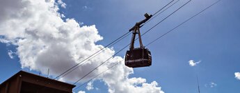 die Teide-Seilbahn im Teide Nationalpark auf Teneriffa