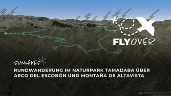 Im Angesicht der Steinbögen: Die große Tamadaba-Altavista-Runde im packenden 3D-Flyover