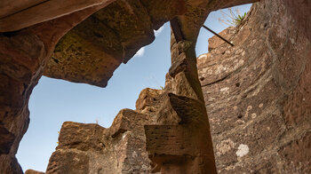 Wendeltreppe im Château du Wasigenstein