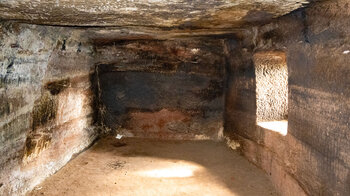 Felskammer in der Burgruine Wasigenstein