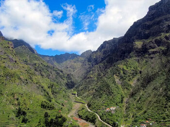 Aussicht auf das Tal der Ribeira da Ponta do Sol