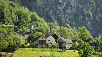 Blick auf San Carlo im Val Balvona
