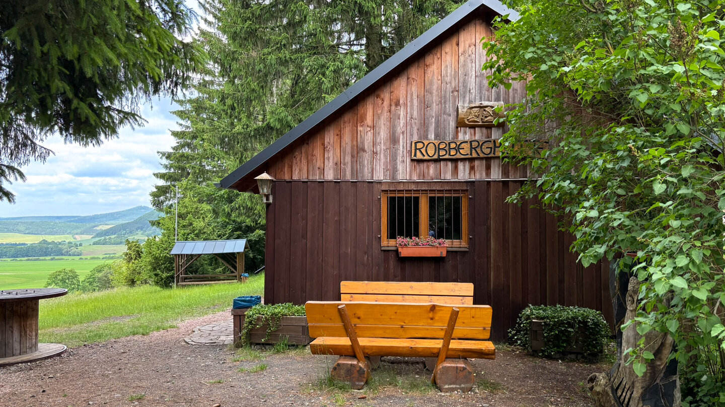 Rastmöglichkeit an der Roßberghütte