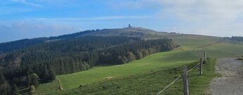 Aufstieg zur Wasserkuppe