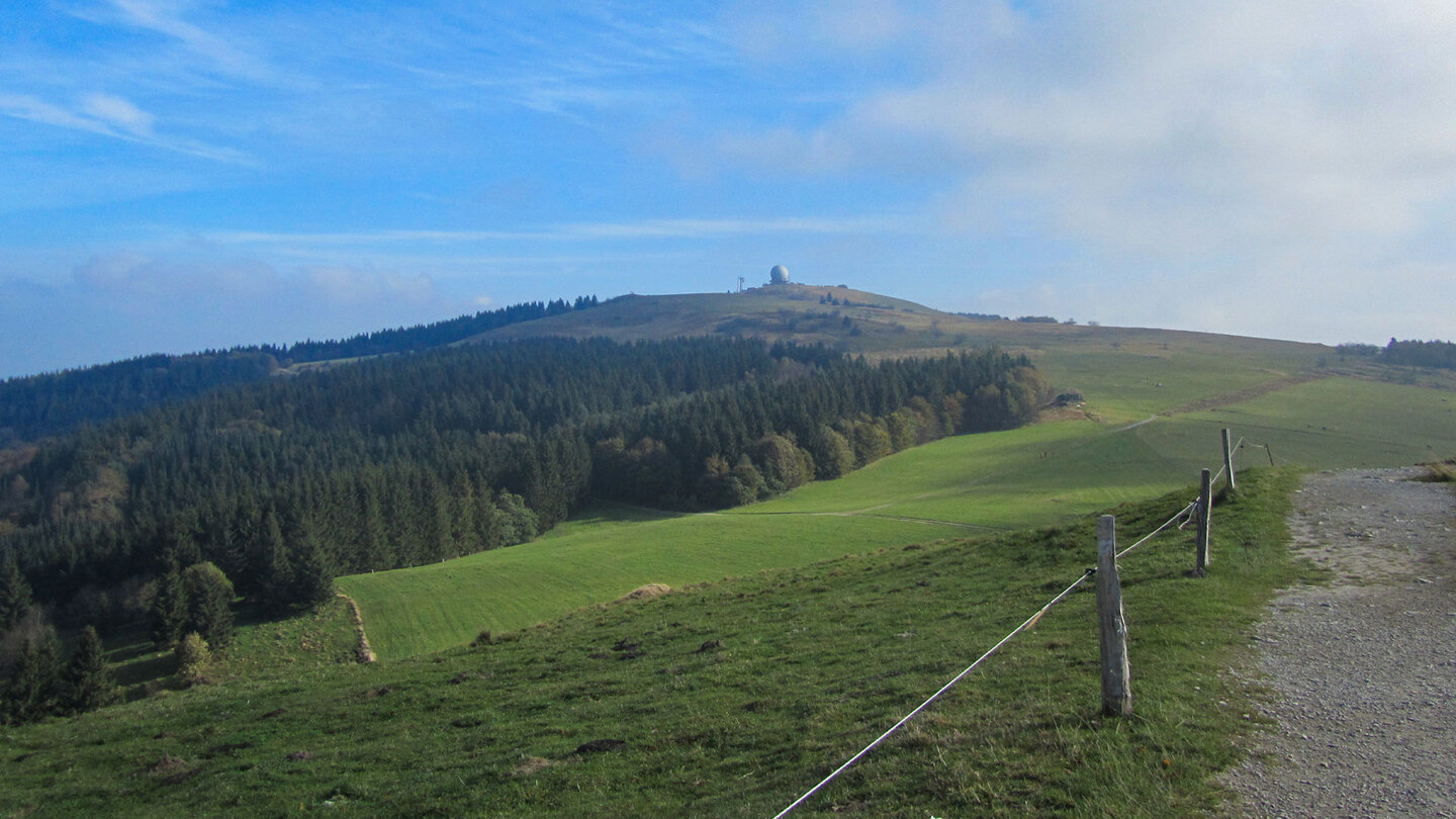 Aufstieg zur Wasserkuppe