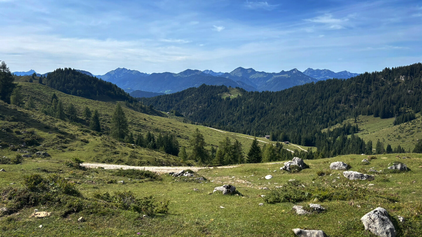 Blick über die Steinbergalm