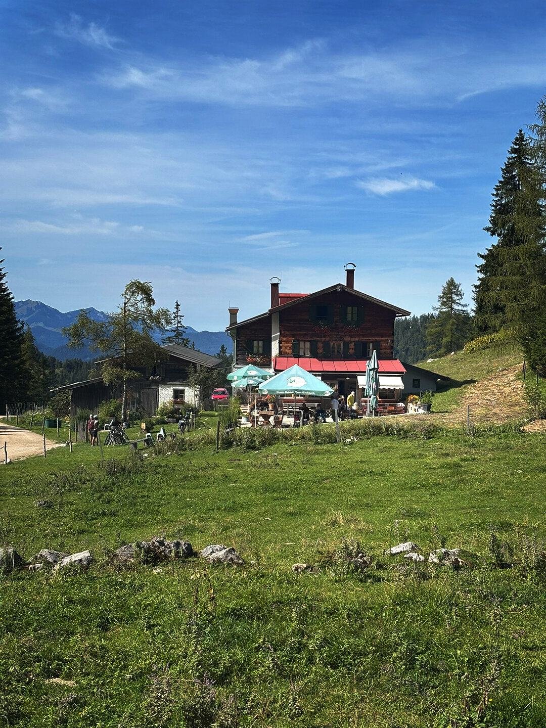 die Kaindlhütte auf der Steinbergalm