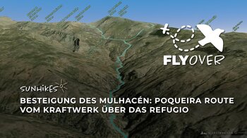 Königstour in Andalusien: 3D-Flyover der Poqueira-Route auf den Mulhacén