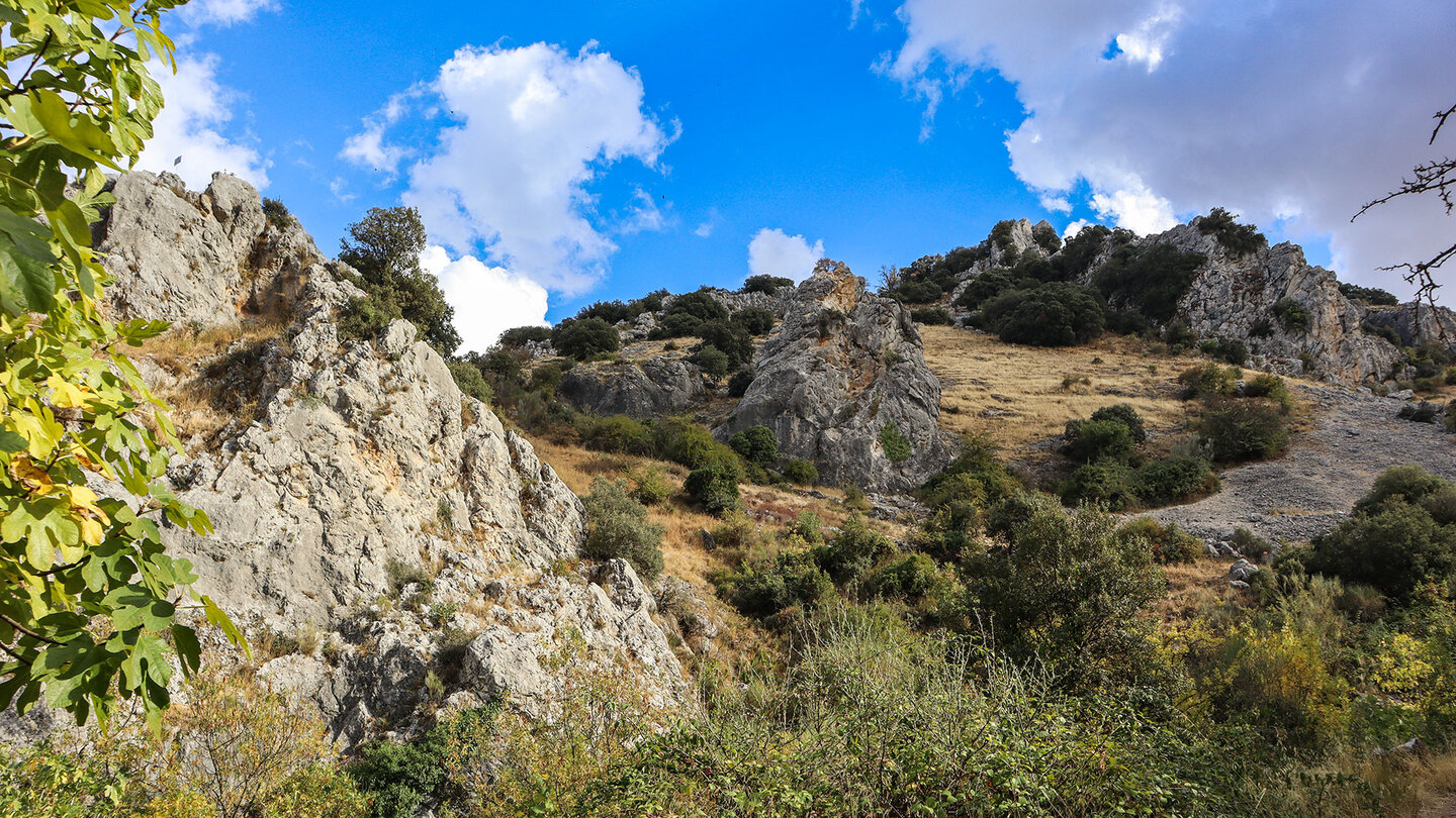 Karstformationen im Tal des Río Bailón
