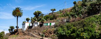 traditionelle Gebäude in schöner Lage bei Franceses auf La Palma