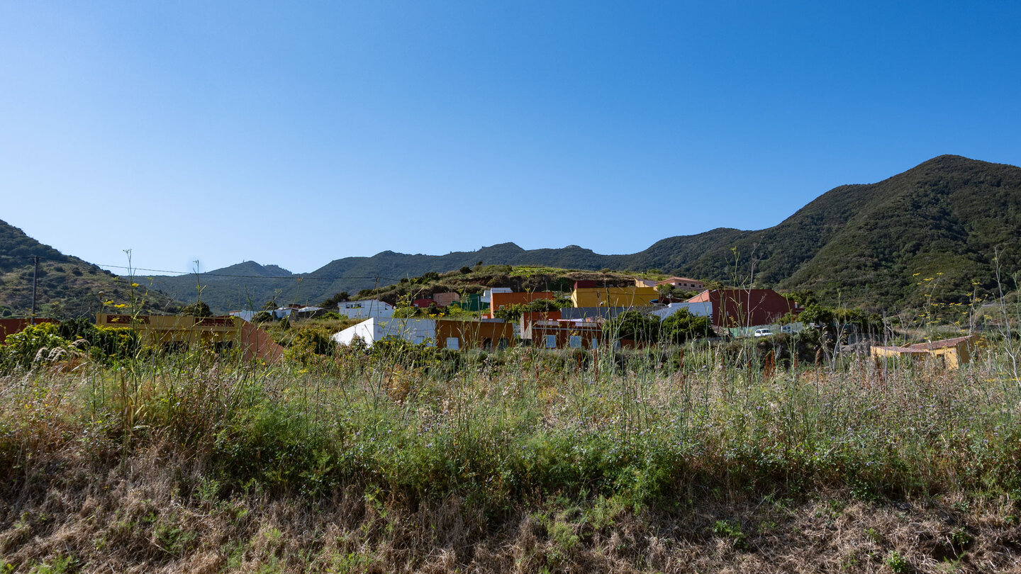 Blick auf das Örtchen Las Portelas im Teno-Gebirge