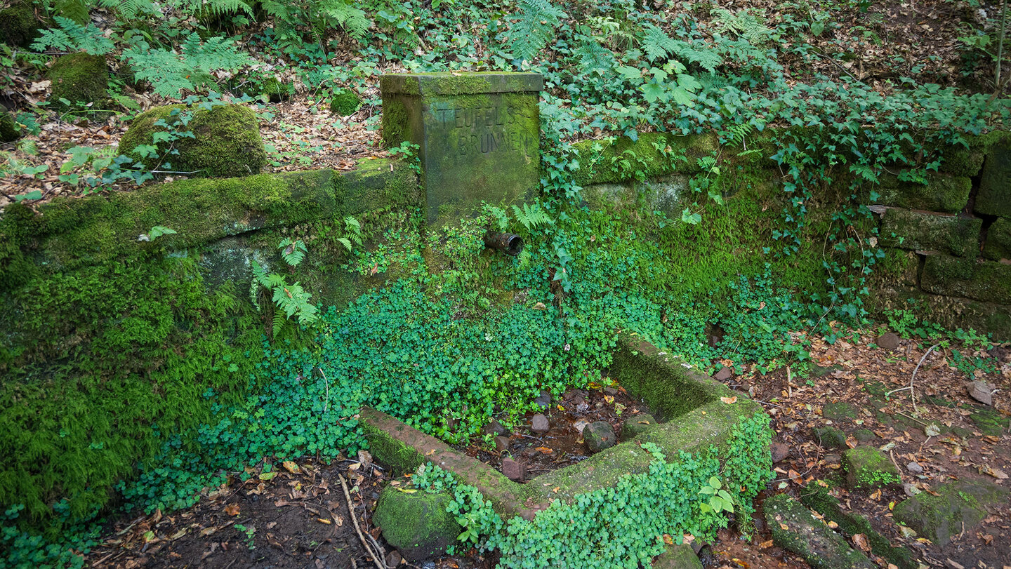 Teufelsbrunnen an der Teufelspfad Tour