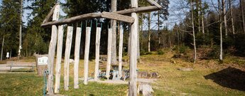 das Waldxylophon am Weiherplatz