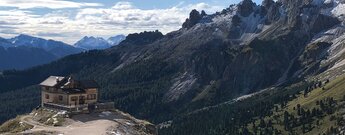 Paul-Preuss-Hütte in den Dolomiten