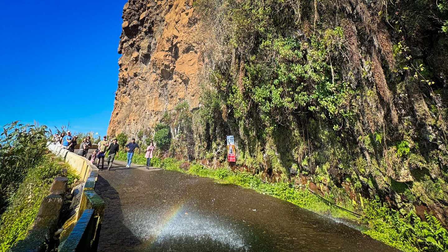 Cascata dos Anjos auf Madeira ist ein Highlight für Besucher