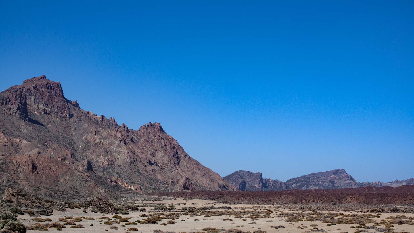 Blick vom Wanderweg 26 über die Ebene Llano de Ucanca