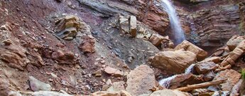 Wasserfall in der Bletterbachschlucht