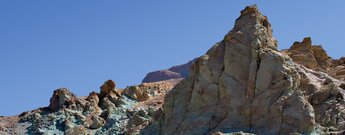 erodiertes Gestein an den Los Azulejos auf Teneriffa