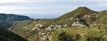 Blick auf den Ort Artenara auf Gran Canaria
