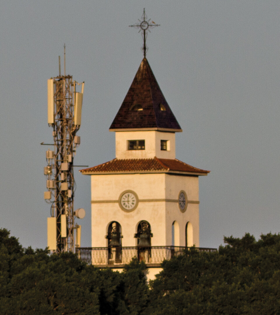 die Hauptpfarrkirche San Miguel Arcángel aus dem 18. Jahrhundert in San Miguel de Abona im Süden Teneriffas die Kirche in San Miguel de Abona