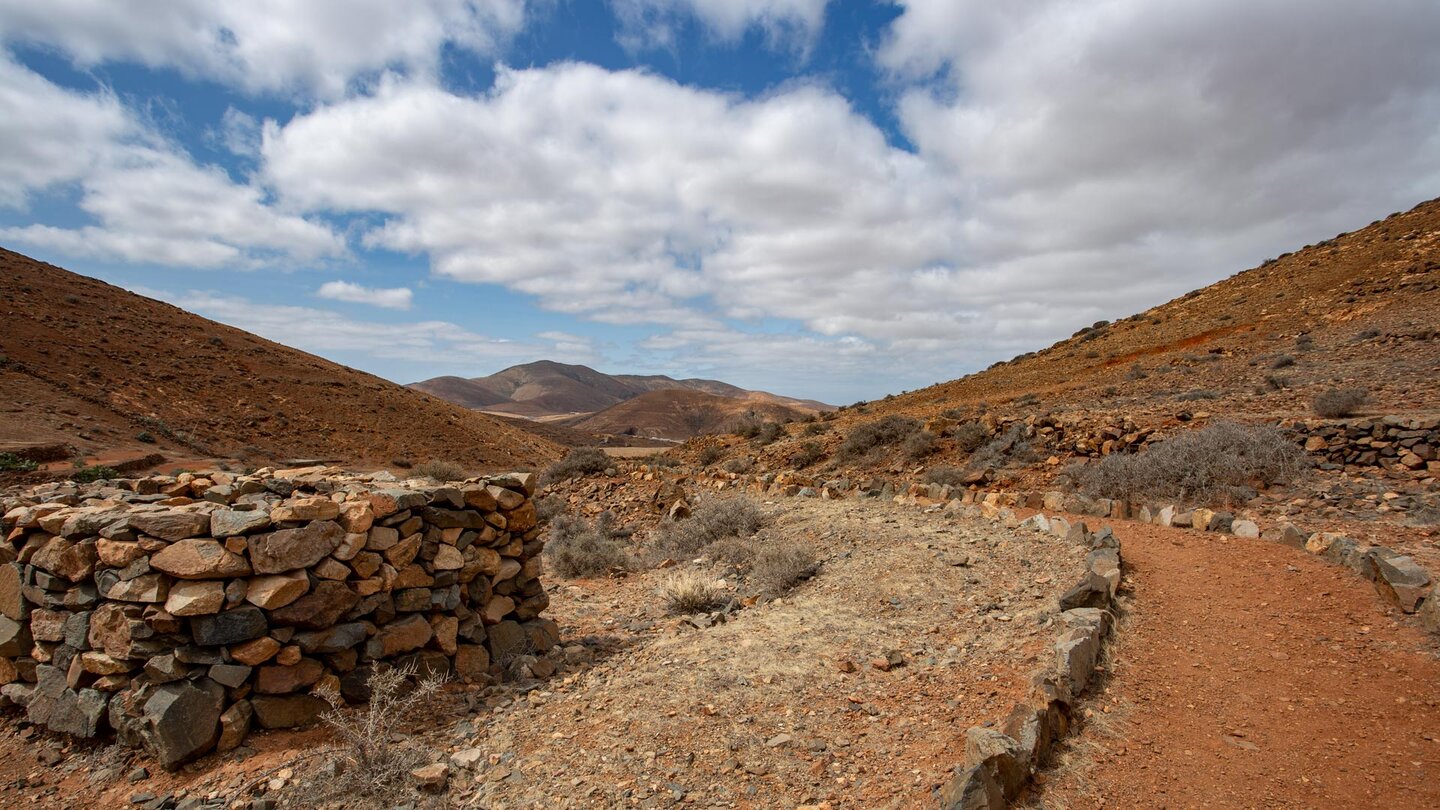 Wanderweg durchs Barranco de Teguerede bei Toto