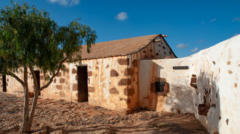 restaurierte Gebäude im Ecomuseo de La Alcogida in Tefía