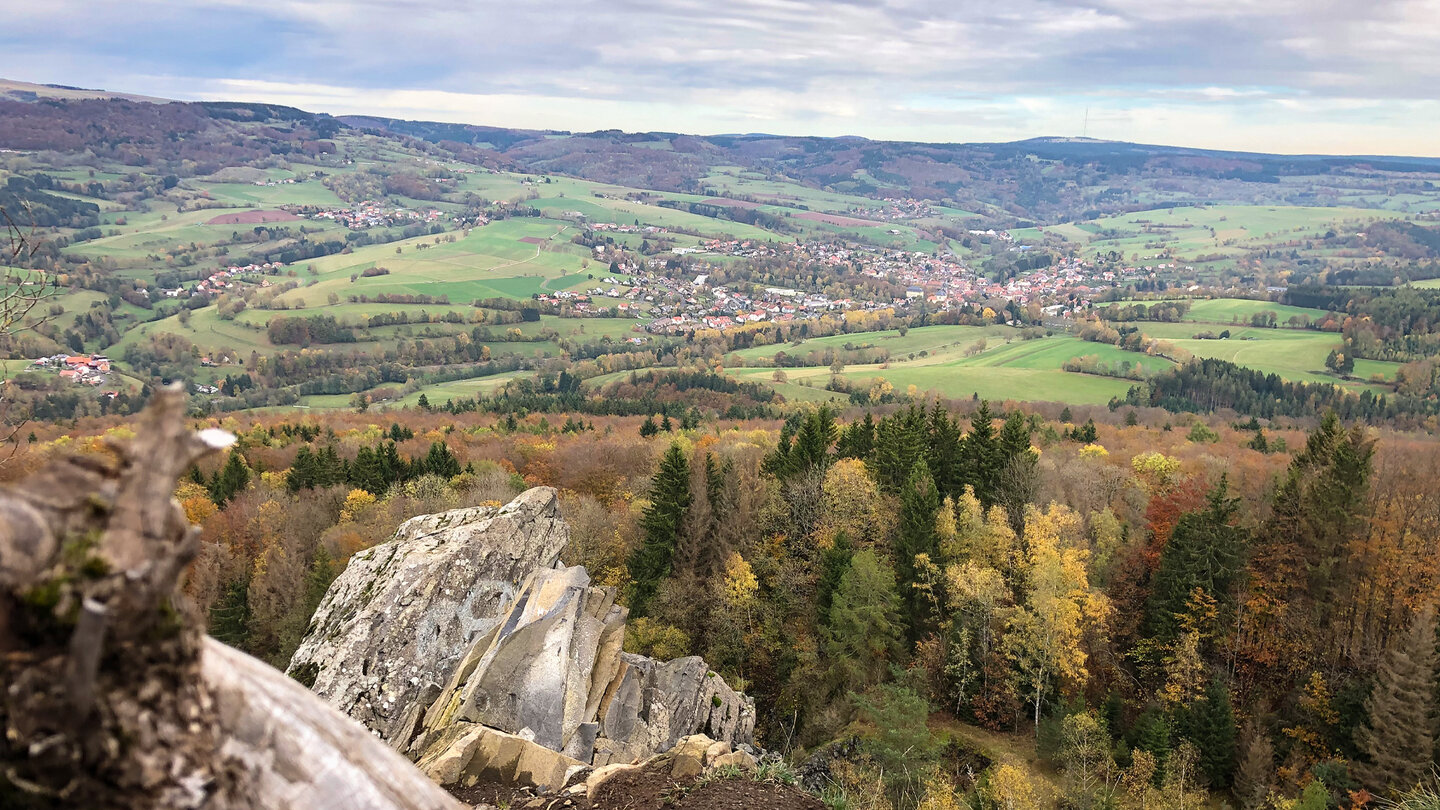 Ausblick auf Gersfeld Ausblick auf Gersfeld