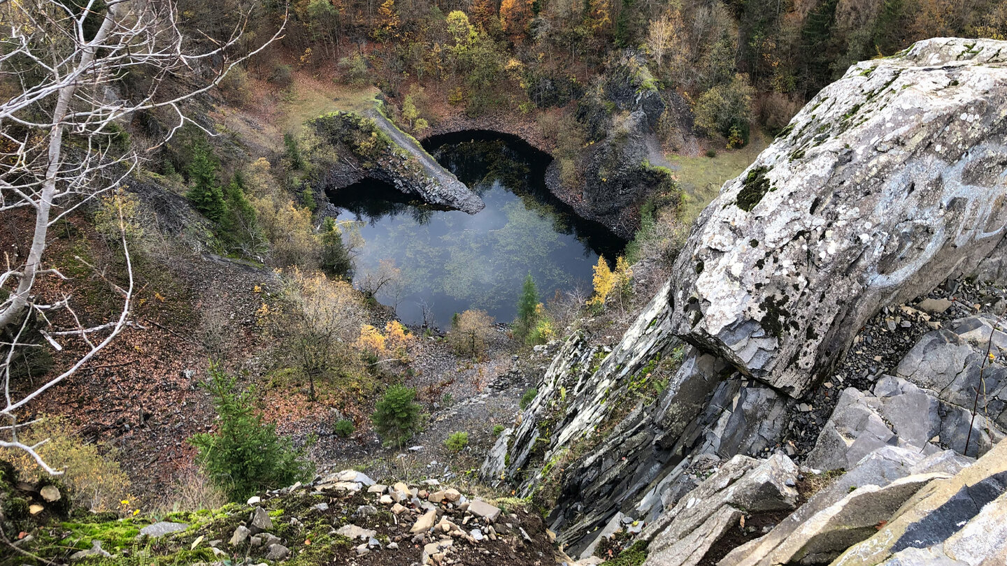 der kleine Basaltsee an der Großen Nalle kleiner Basaltsee an der Großen Nalle