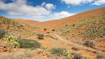 die Piste durch das Barranco de Garabato bei Agua de Bueyes