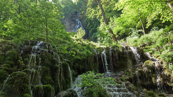 Uracher Wasserfall auf der Schwäbischen Alb
