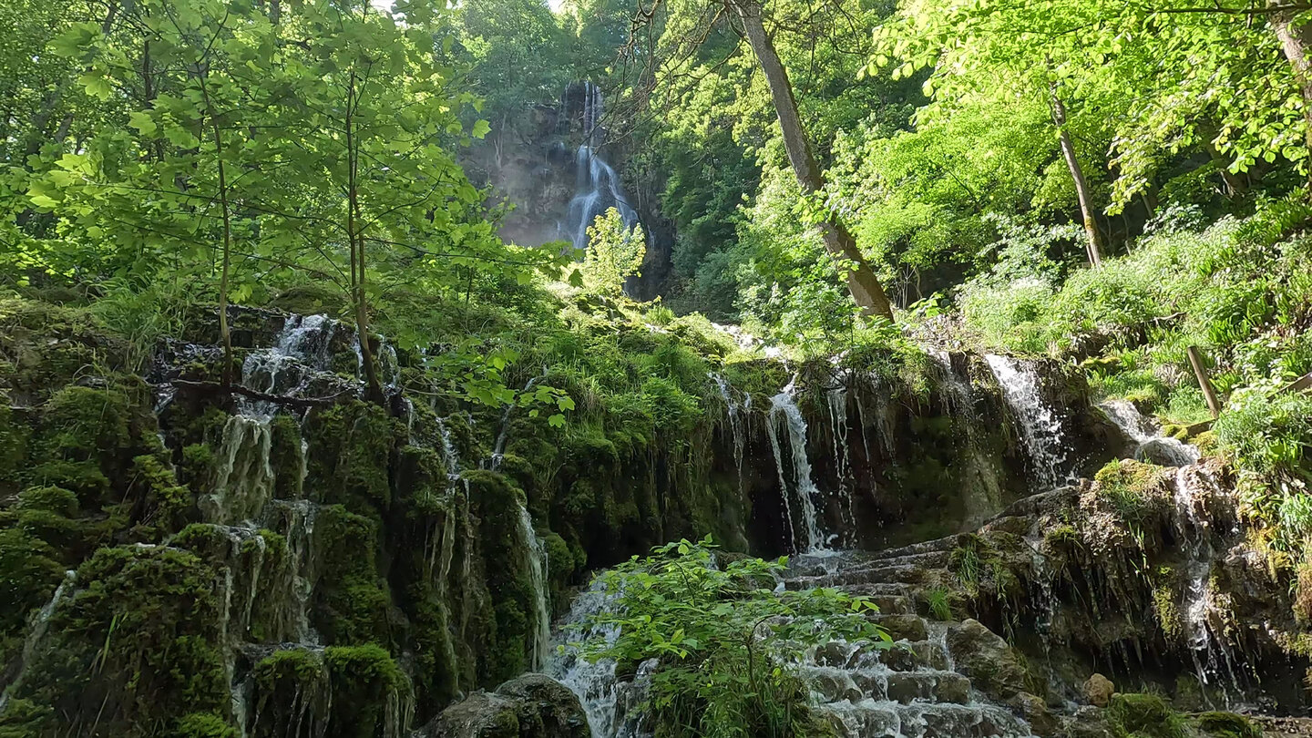Uracher Wasserfall auf der Schwäbischen Alb