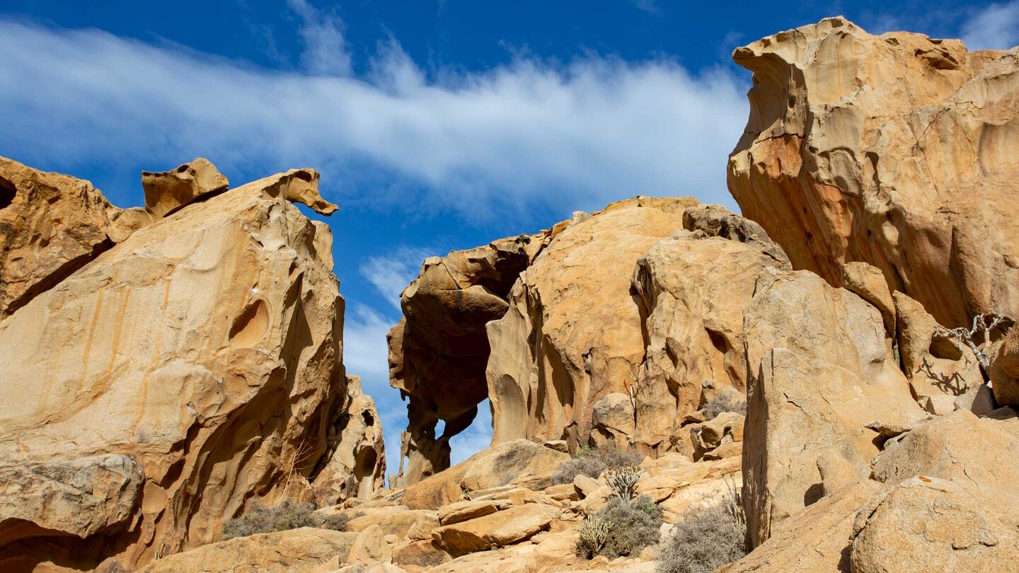 die Felsformation Arco de las Peñitas