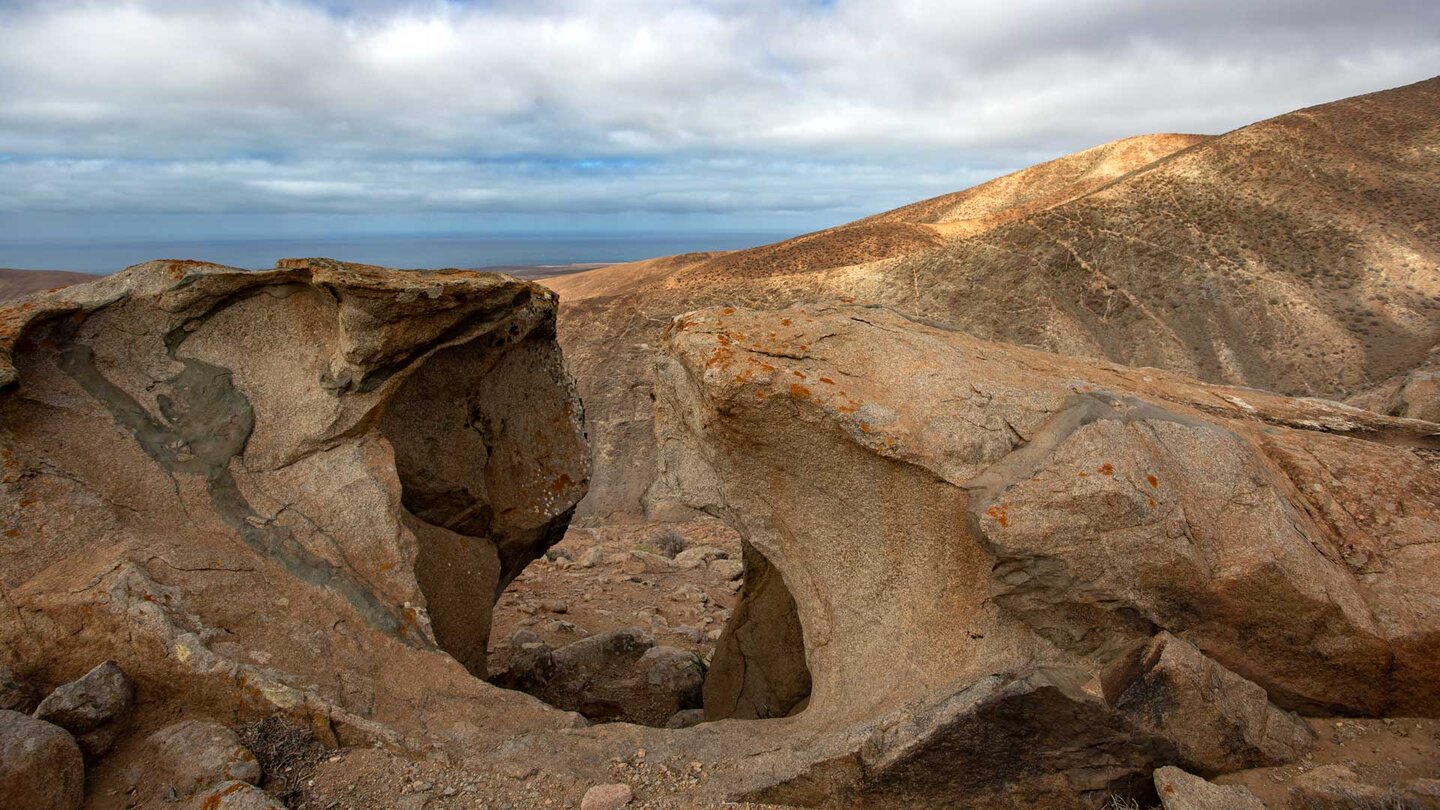 erodierte Felsen am Gipfel des Pico de la Aguililla