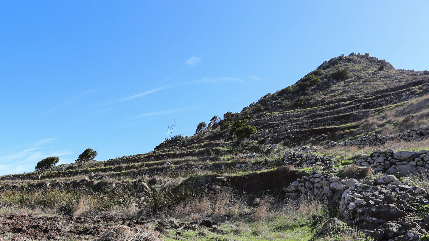 der Berg Montaña de El Vallado