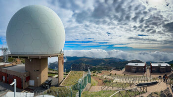 Radarstation der Portugiesischen Luftstreitkräfte auf dem Pico do Areeiro