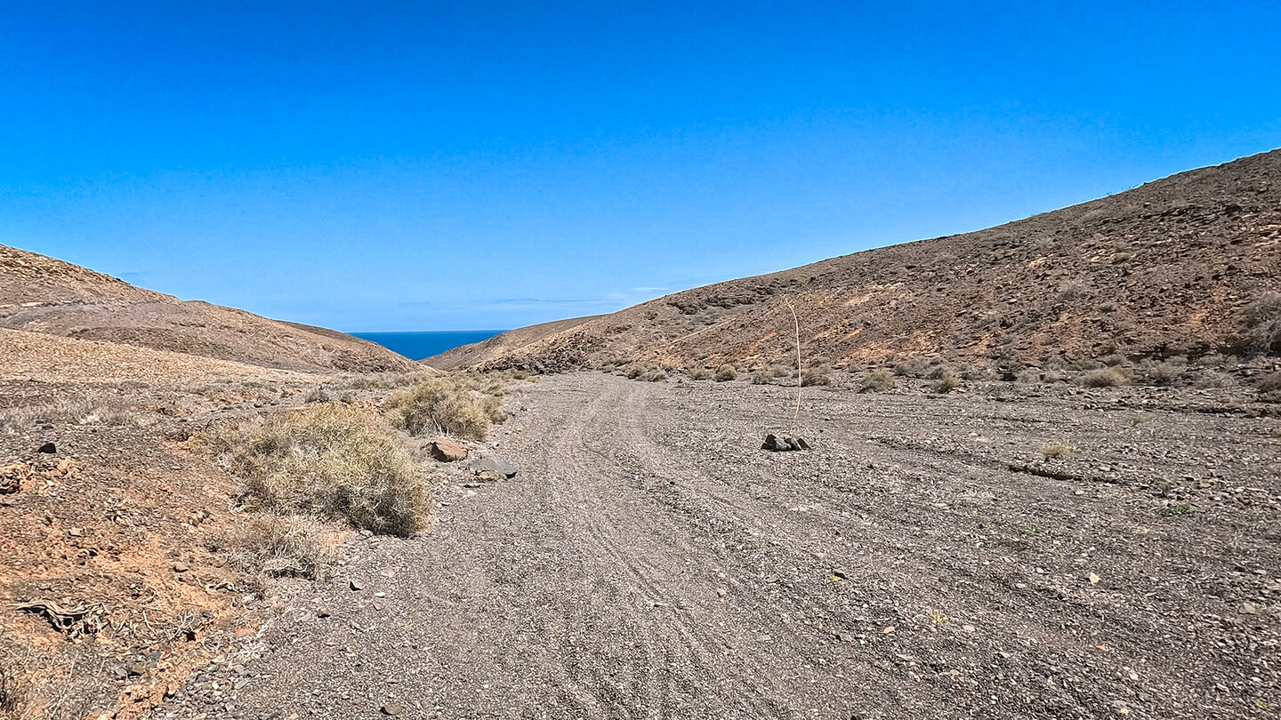 Blick vom Barranco de Juan Perdomo auf den Atlantik