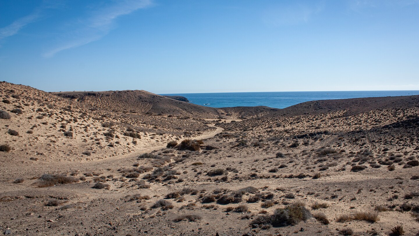 Route im Hinterland der Papagayo-Strände nach Playa Blanca